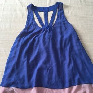 Papaya Tank, elastic back, size L